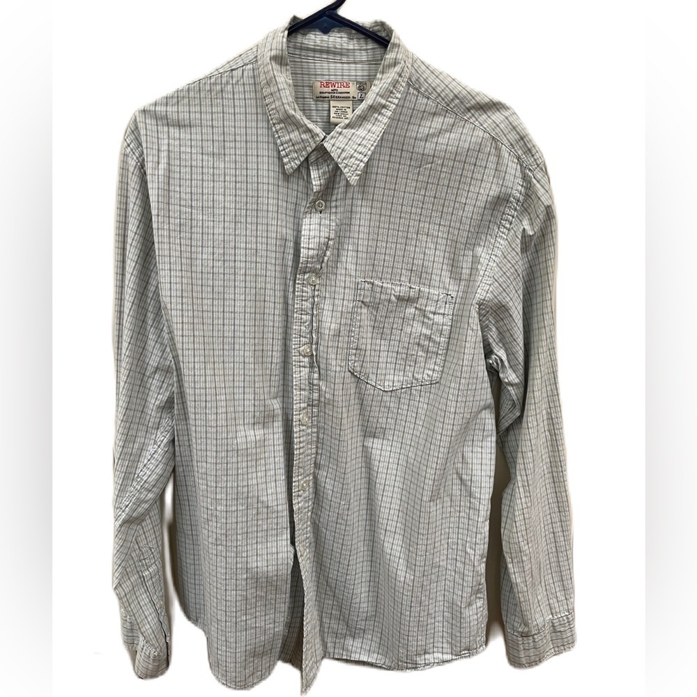Men's Rewire Collared Button Down Shirt Large